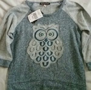 Girls Xtraordinary owl Sweater size M